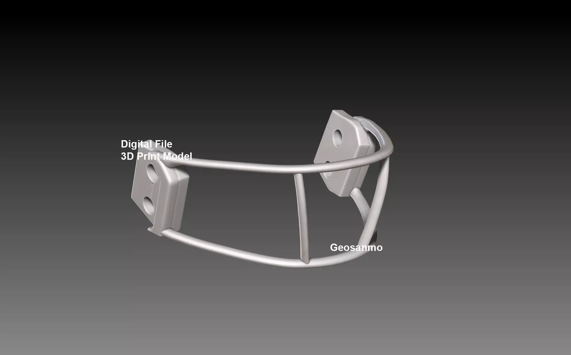 Facemask Pack VIII for NFL Riddell AXIOM Helmet Geosanmo 3D print model_1