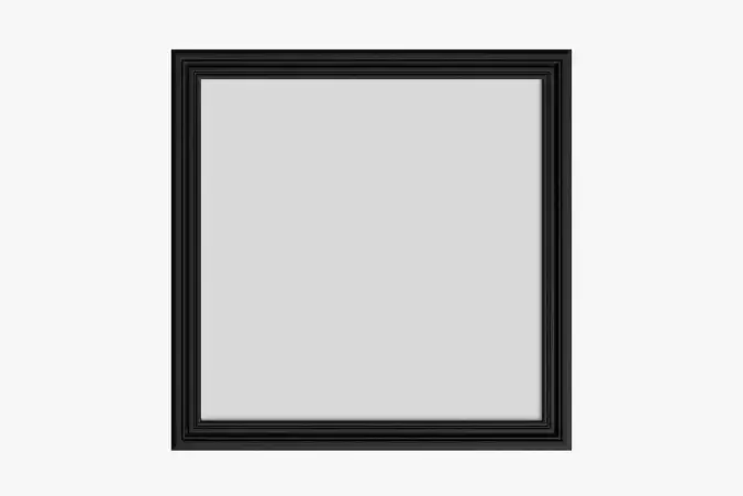 Wooden Frame Mockup 01 3D model