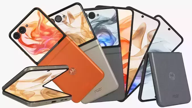 Motorola Razr 50 All Colors Animated