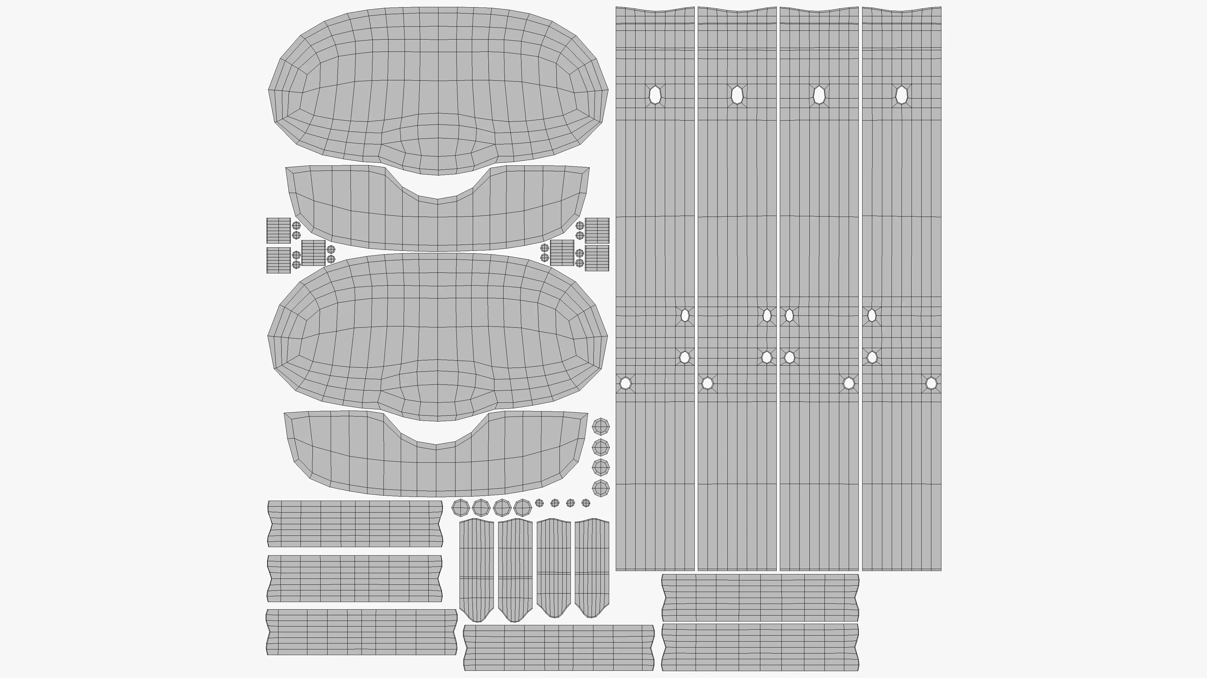 Artek Pirkka Bar Stool Low-poly 3D model_11