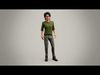 Game Ready Rigged and Animated Male Character  3D model_3