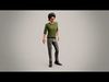 Game Ready Rigged and Animated Male Character  3D model_4