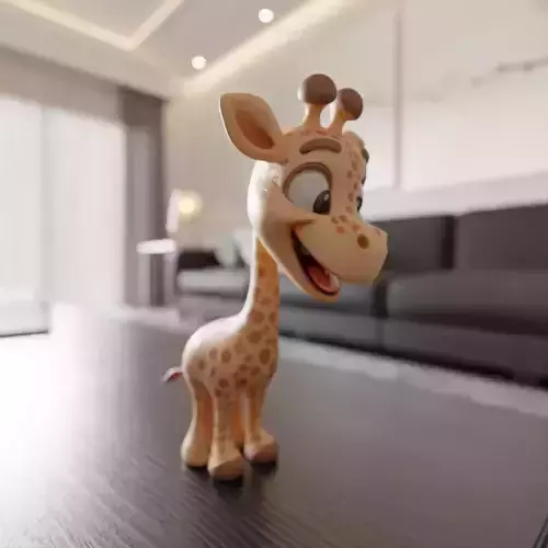 giraffe chibi 3D print model