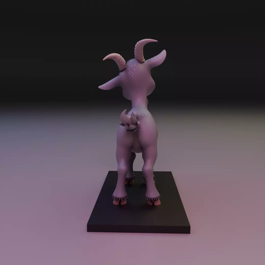 goat cut 3D print model_13