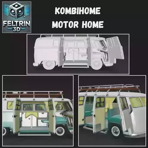 Kombihome - HomeKombi - MotorHome Camper Van 3D print model