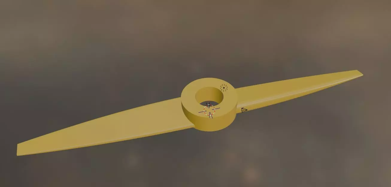 elica a 2 pale   2-blade propeller 3D print model_14