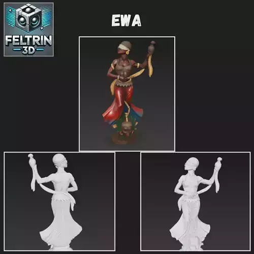 Ewa - Cadomble - Umbanda 3D print model