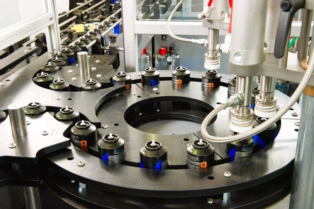 Automatic Aerosol Freshener Spray Paint Filling Packing Machine 3D model