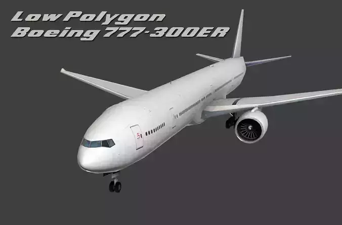 Boeing 777 White