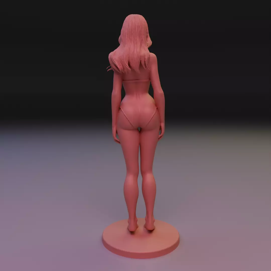 pin-up bikini 3D print model_15