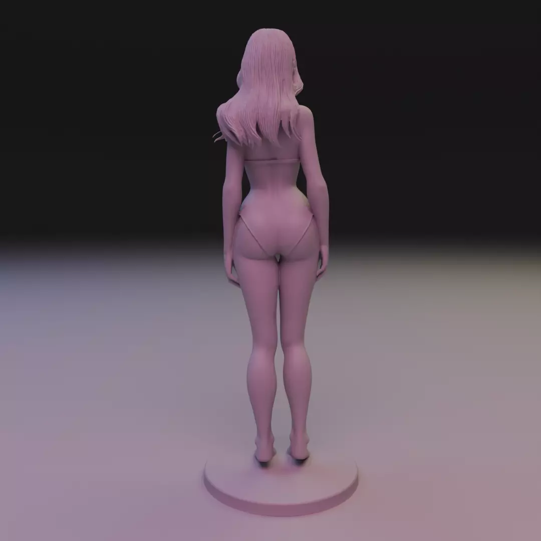 pin-up bikini 3D print model_16