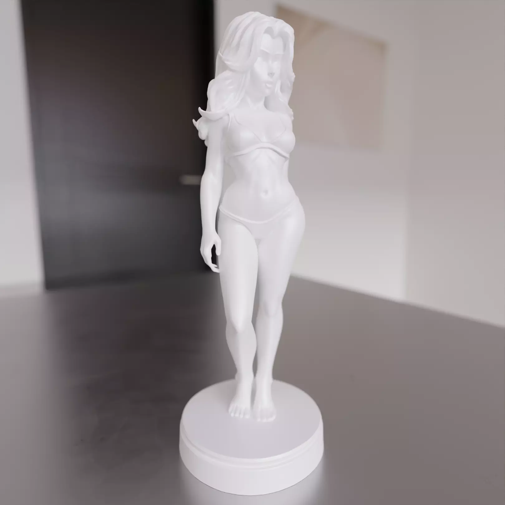 pin-up bikini 3D print model_0