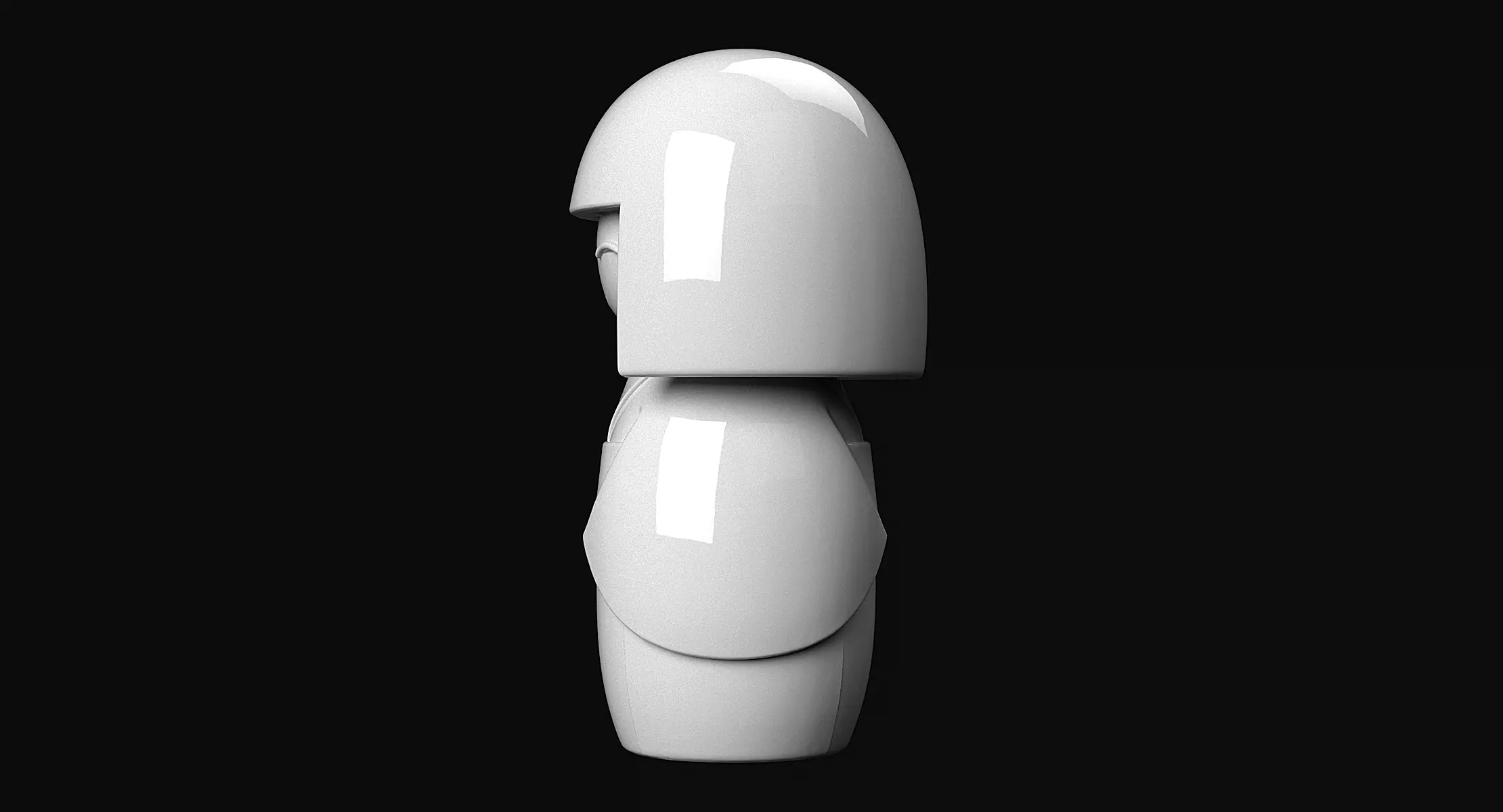 Kokeshi 3D print model_7