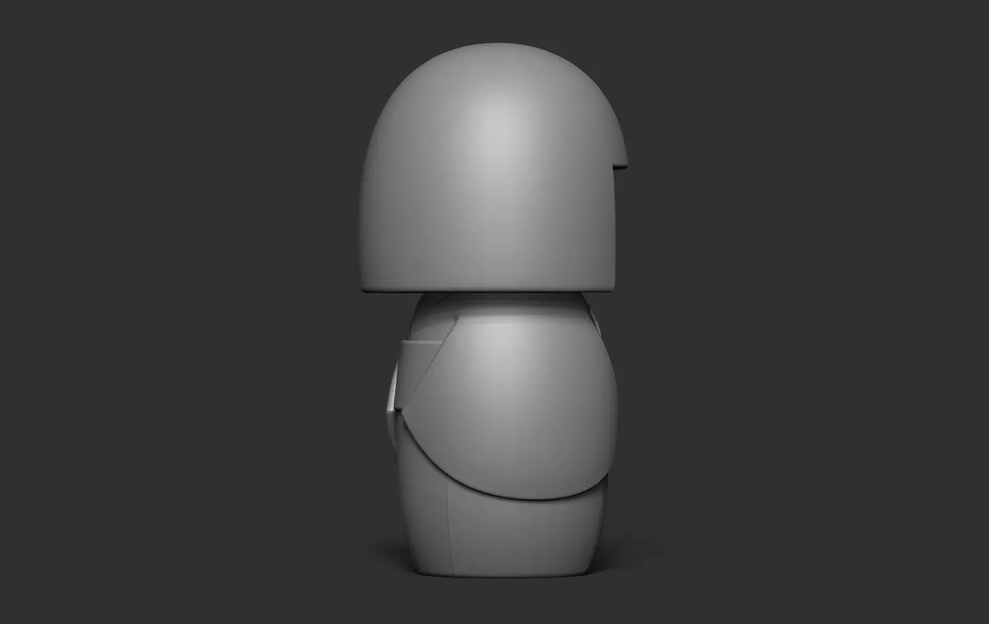 Kokeshi 3D print model_15