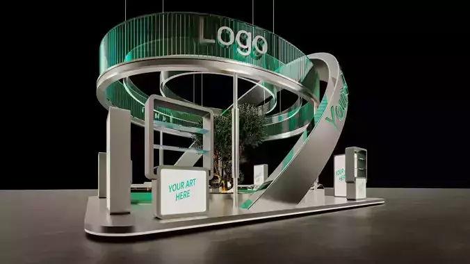 Exhibition Stand 3D model