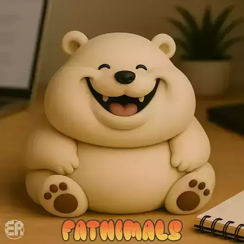 Polar Bear - Fatnimals Collection