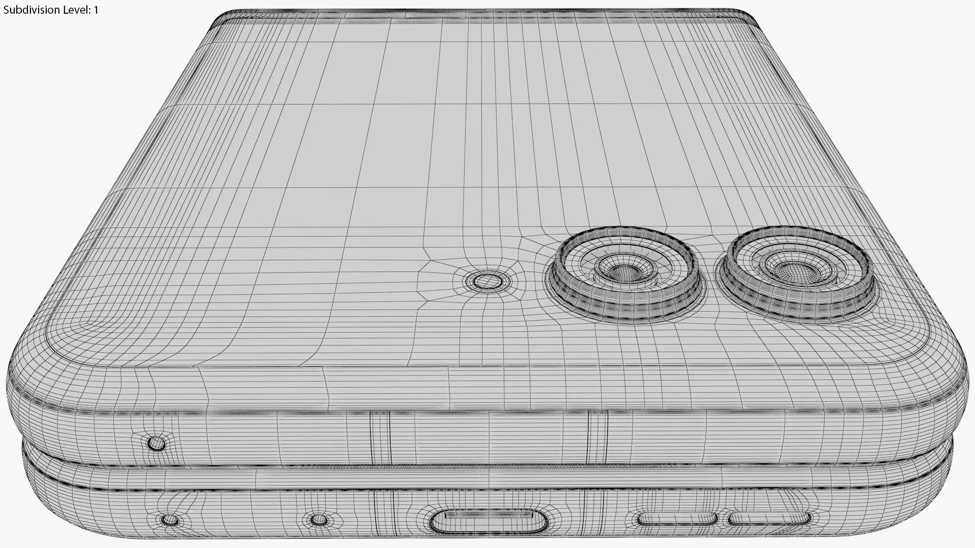 Motorola Razr 50 Ultra Blue Animated 3D model_29