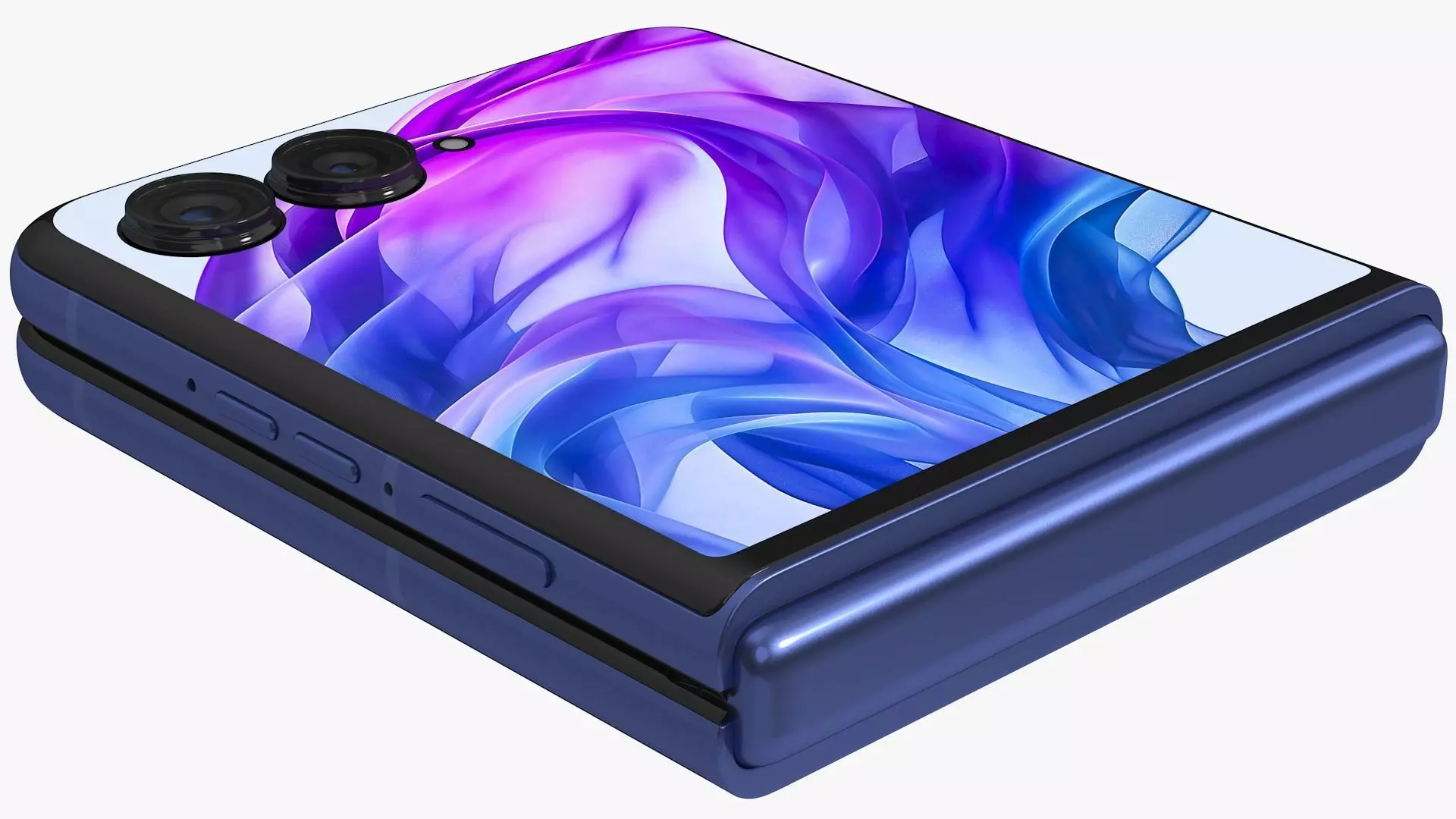 Motorola Razr 50 Ultra Blue Animated 3D model_18