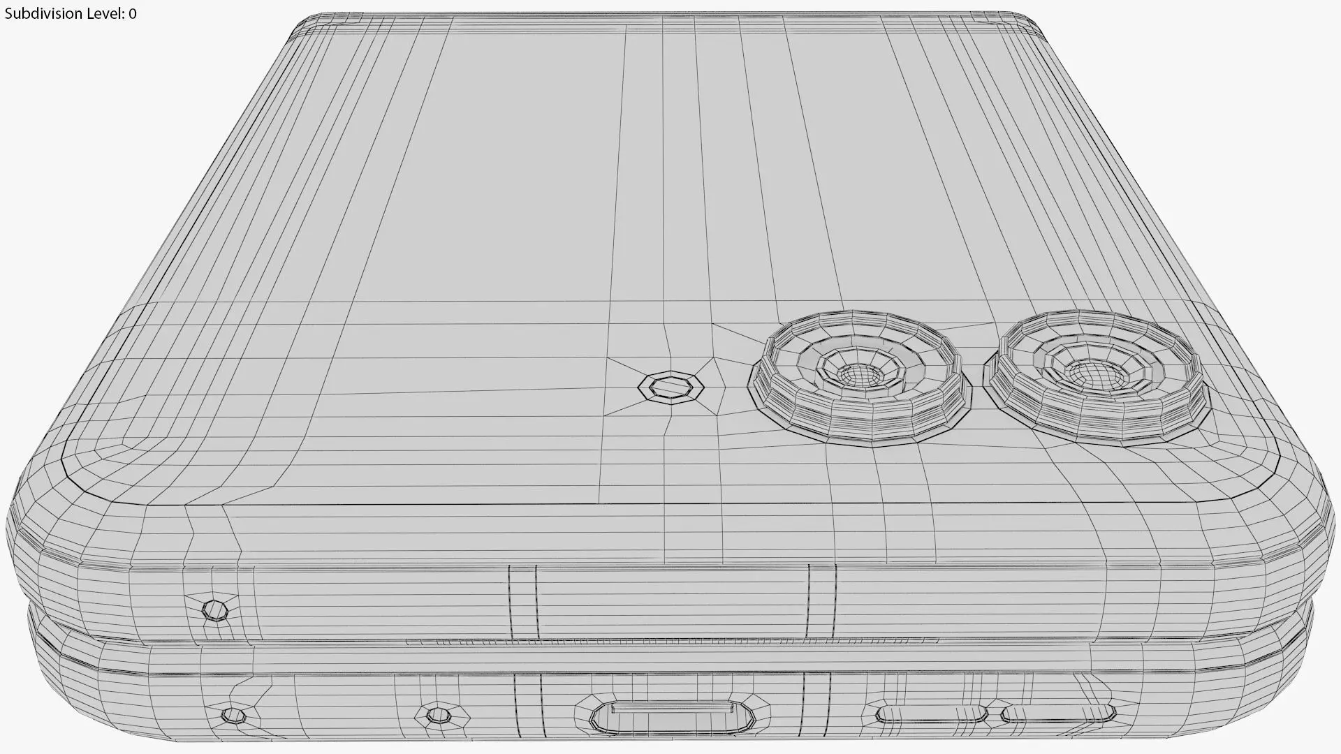 Motorola Razr 50 Ultra Blue Animated 3D model_28