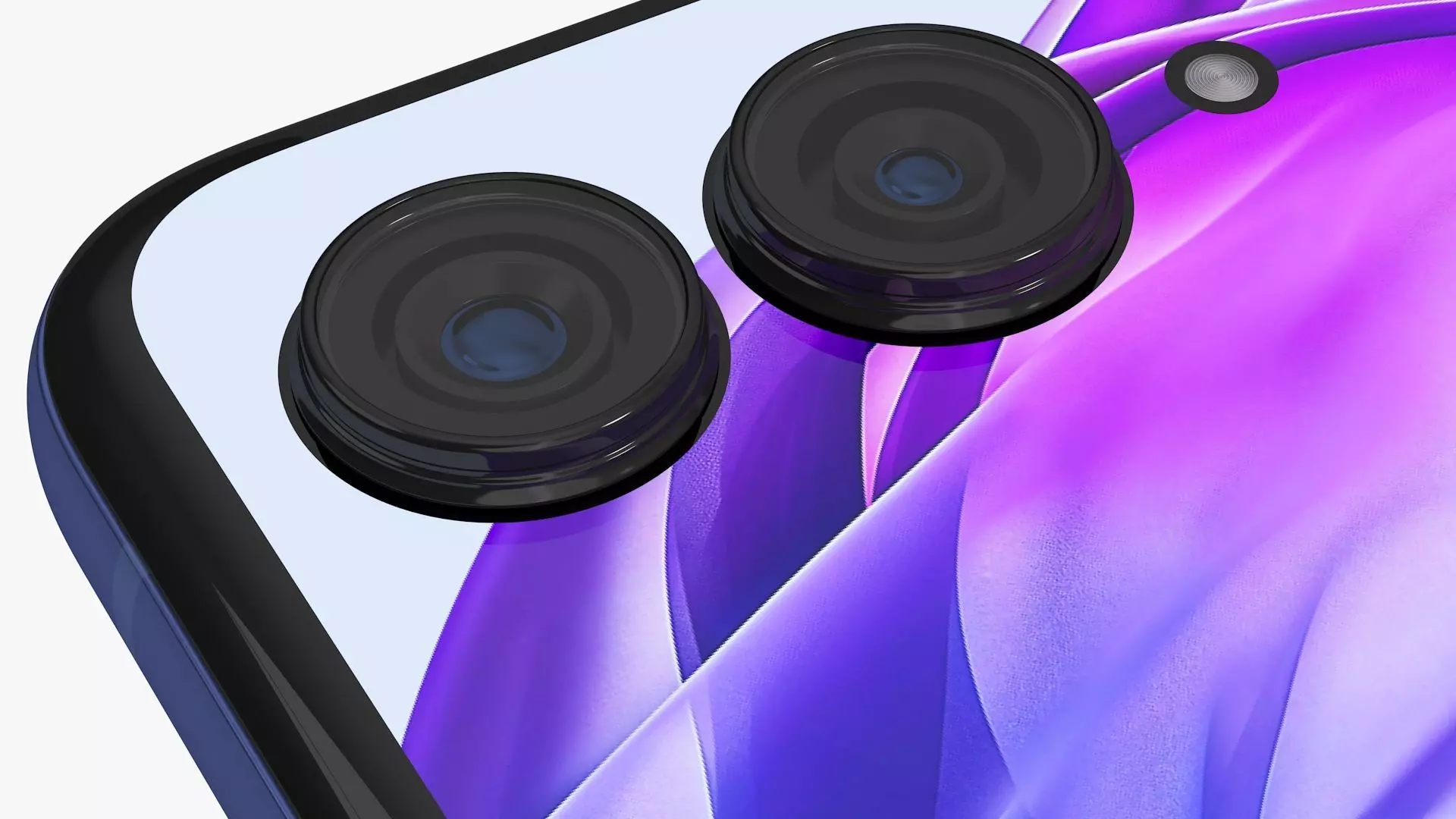 Motorola Razr 50 Ultra Blue Animated 3D model_11