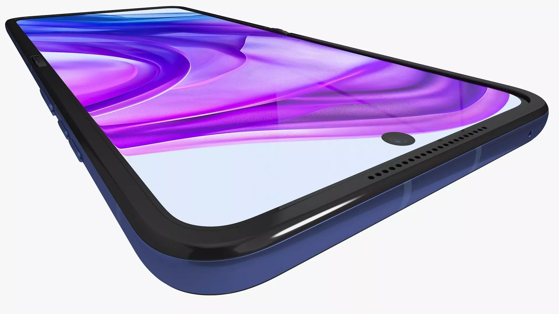 Motorola Razr 50 Ultra Blue Animated 3D model_7