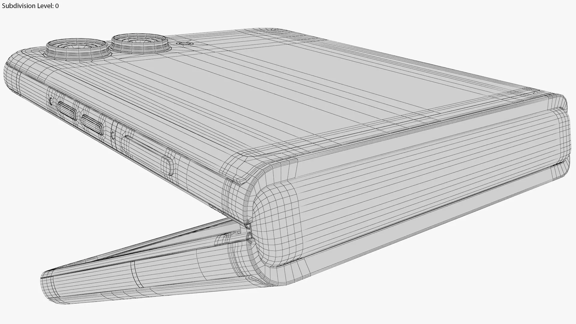 Motorola Razr 50 Ultra Blue Animated 3D model_26