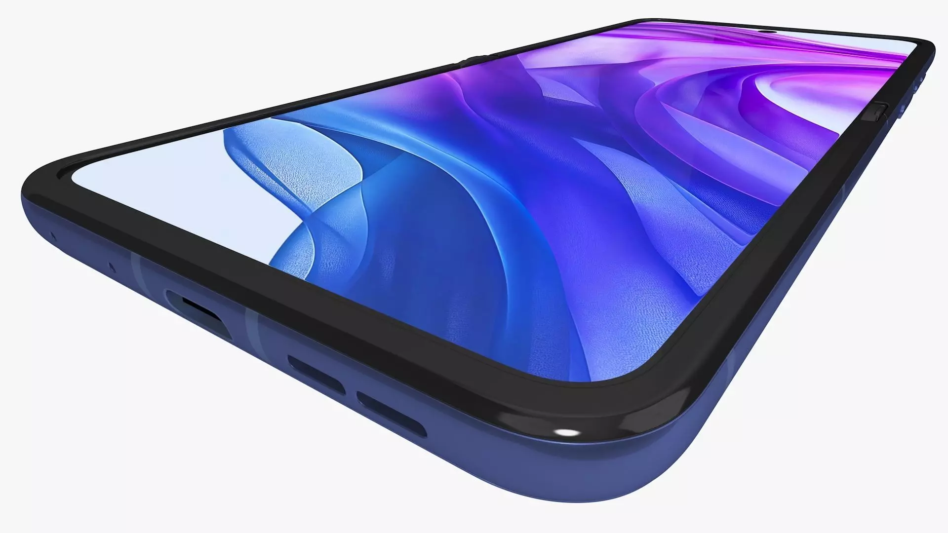 Motorola Razr 50 Ultra Blue Animated 3D model_9