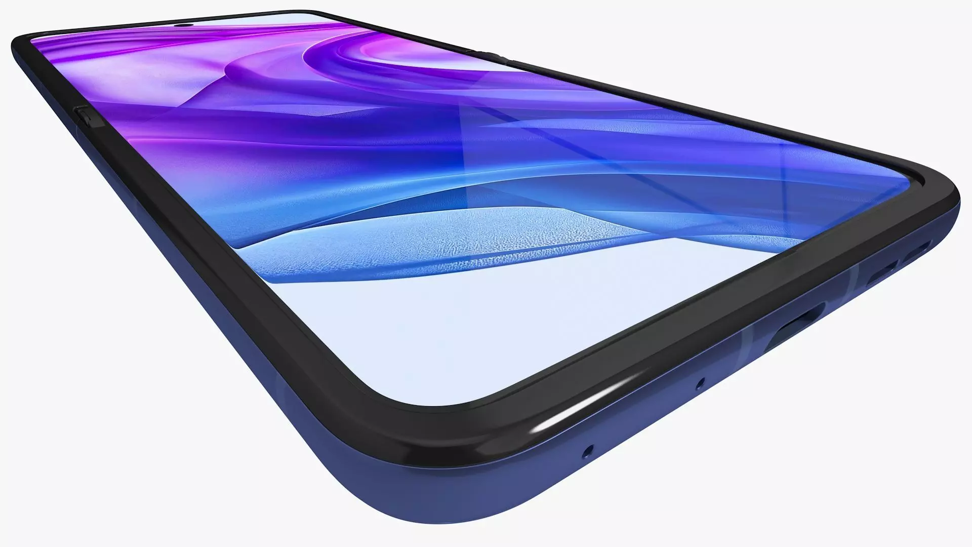 Motorola Razr 50 Ultra Blue Animated 3D model_8