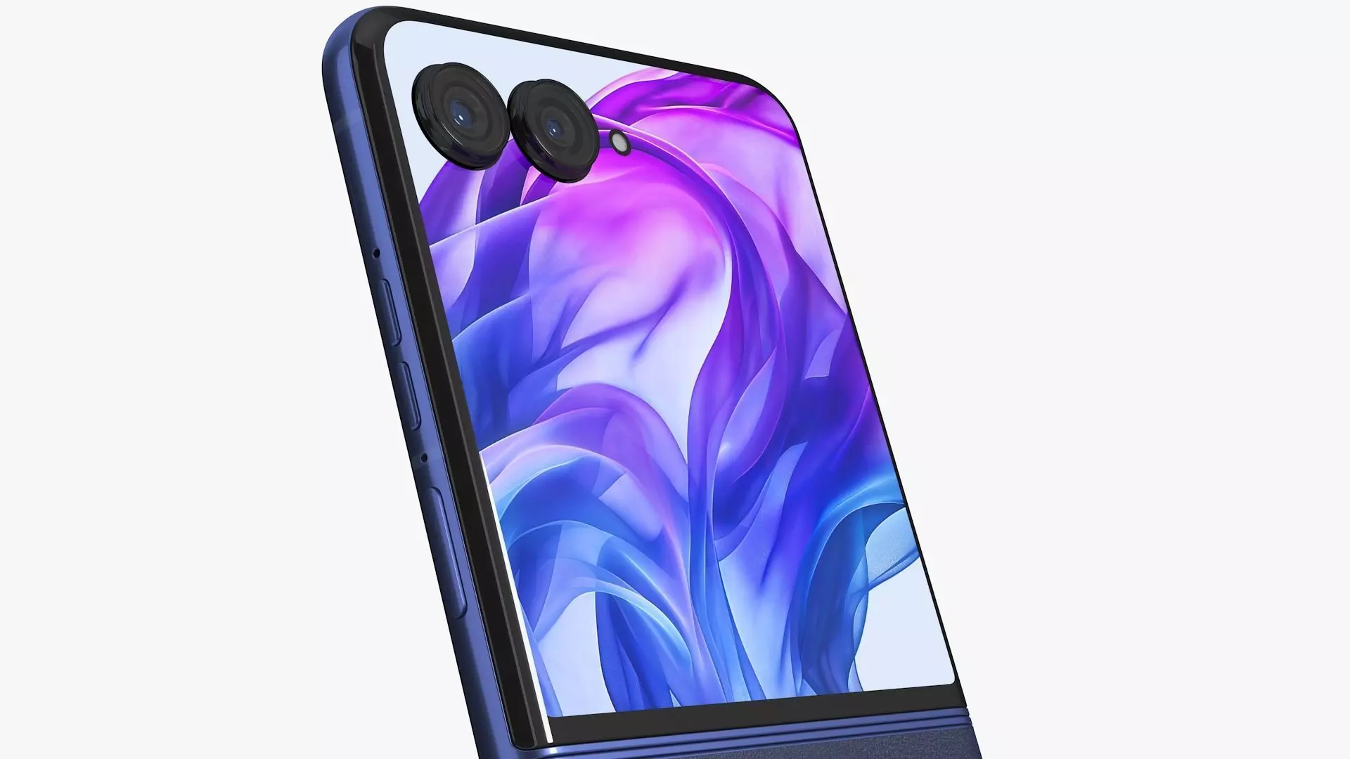 Motorola Razr 50 Ultra Blue Animated 3D model_3