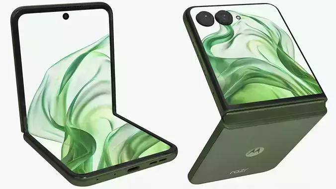 Motorola Razr 50 Ultra Green Animated