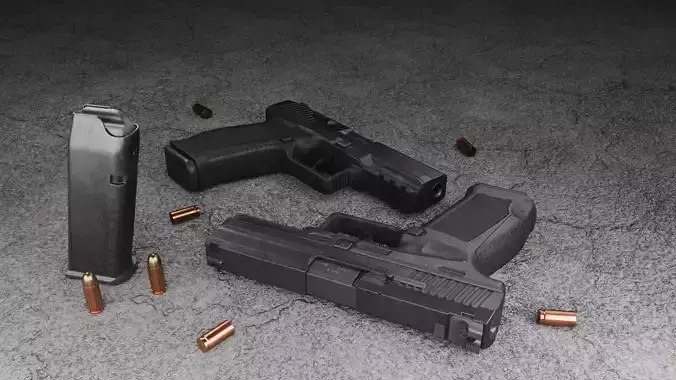 Canik TP9 DA Pistol 3D Model