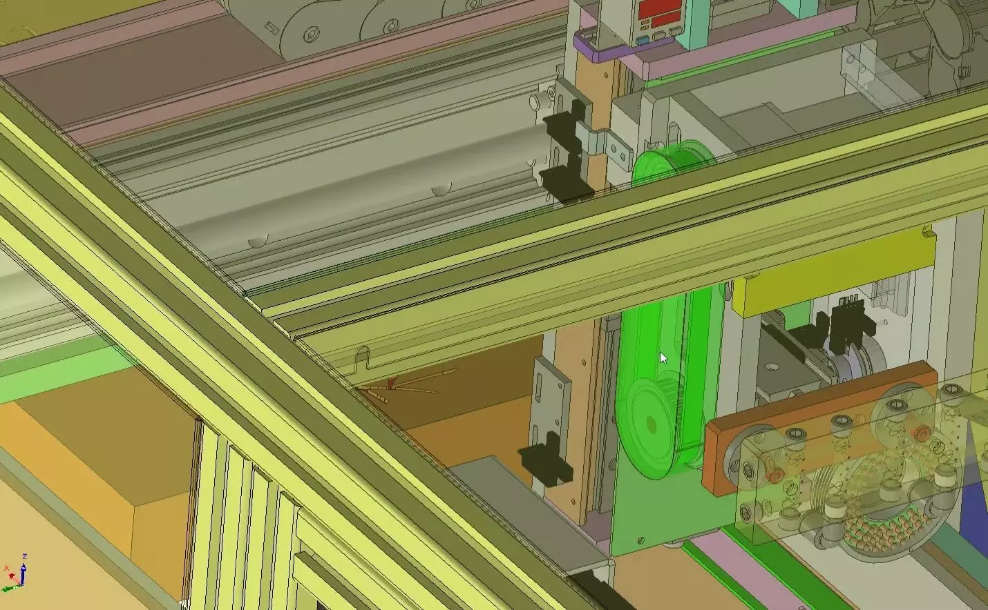 Automatic Box Packaging and Labeling Machine for Retail Cartons 3D model_6