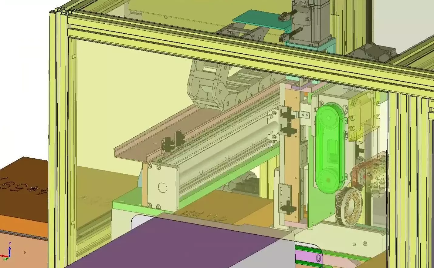 Automatic Box Packaging and Labeling Machine for Retail Cartons 3D model_12