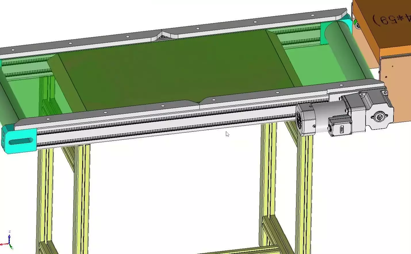 Automatic Box Packaging and Labeling Machine for Retail Cartons 3D model_19