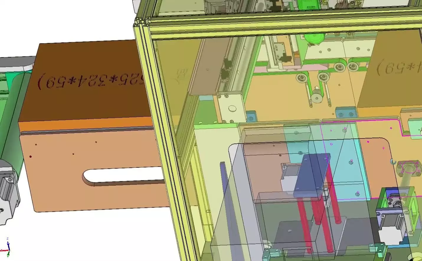 Automatic Box Packaging and Labeling Machine for Retail Cartons 3D model_21