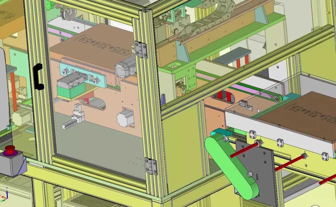 Automatic Box Packaging and Labeling Machine for Retail Cartons 3D model_14