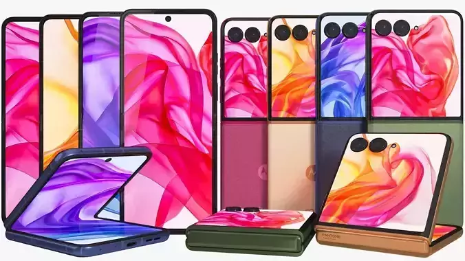 Motorola Razr 50 Ultra All Colors Animated