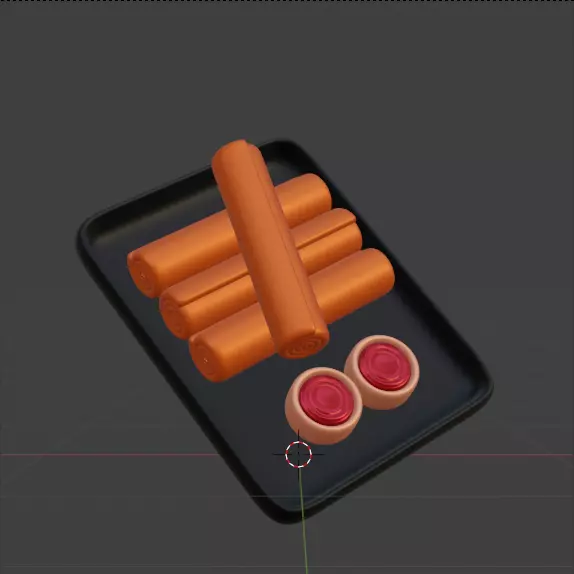 Food and Beverage 3d Icon Pack 3D model_85