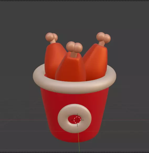 Food and Beverage 3d Icon Pack 3D model_71