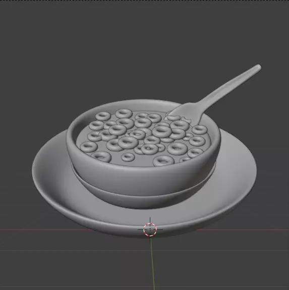 Food and Beverage 3d Icon Pack 3D model_65