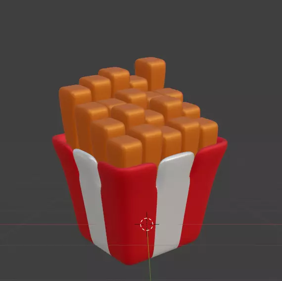 Food and Beverage 3d Icon Pack 3D model_64