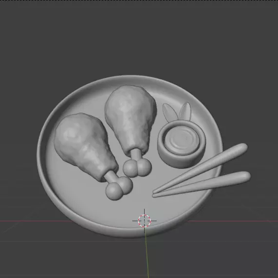 Food and Beverage 3d Icon Pack 3D model_9