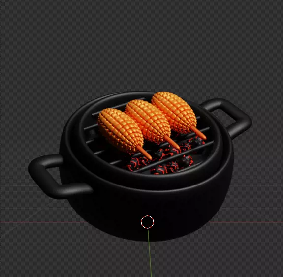 Food and Beverage 3d Icon Pack 3D model_44