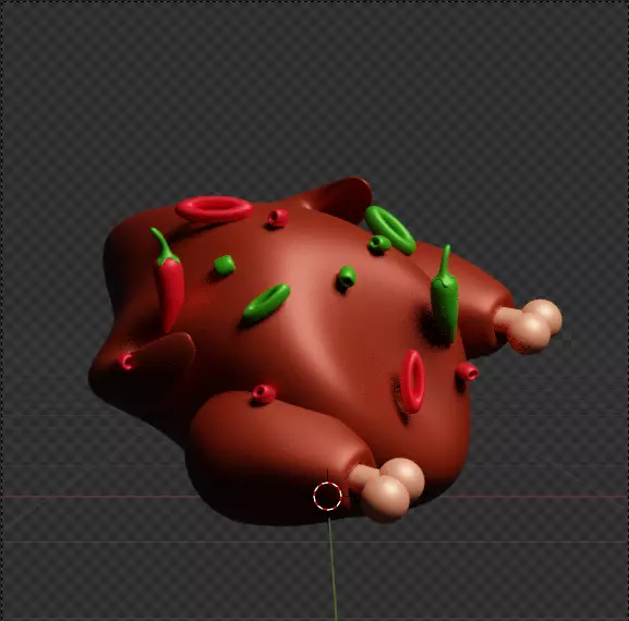 Food and Beverage 3d Icon Pack 3D model_41