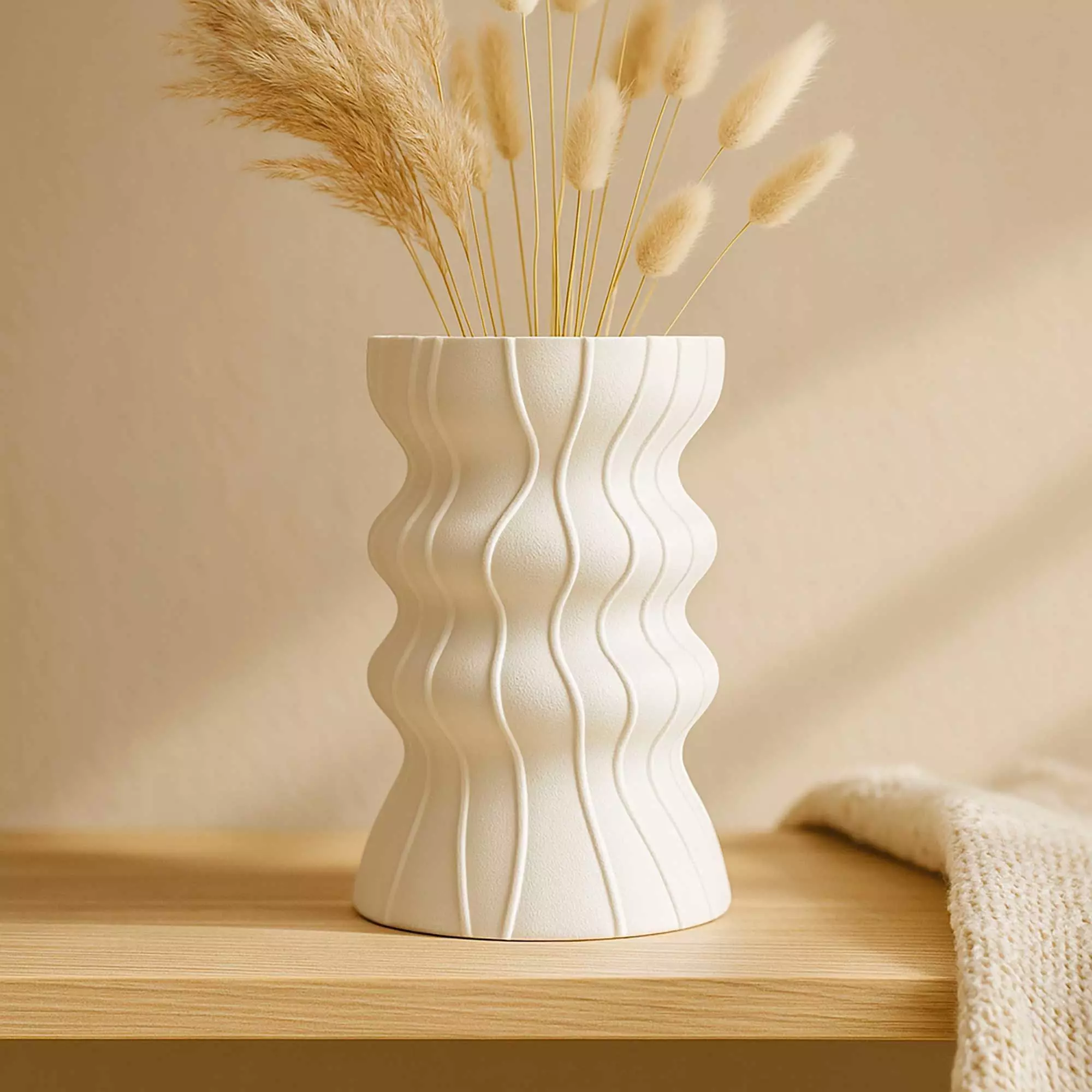 Modern Stylish Flower Vase 3D Print No Supports 3D print model_0