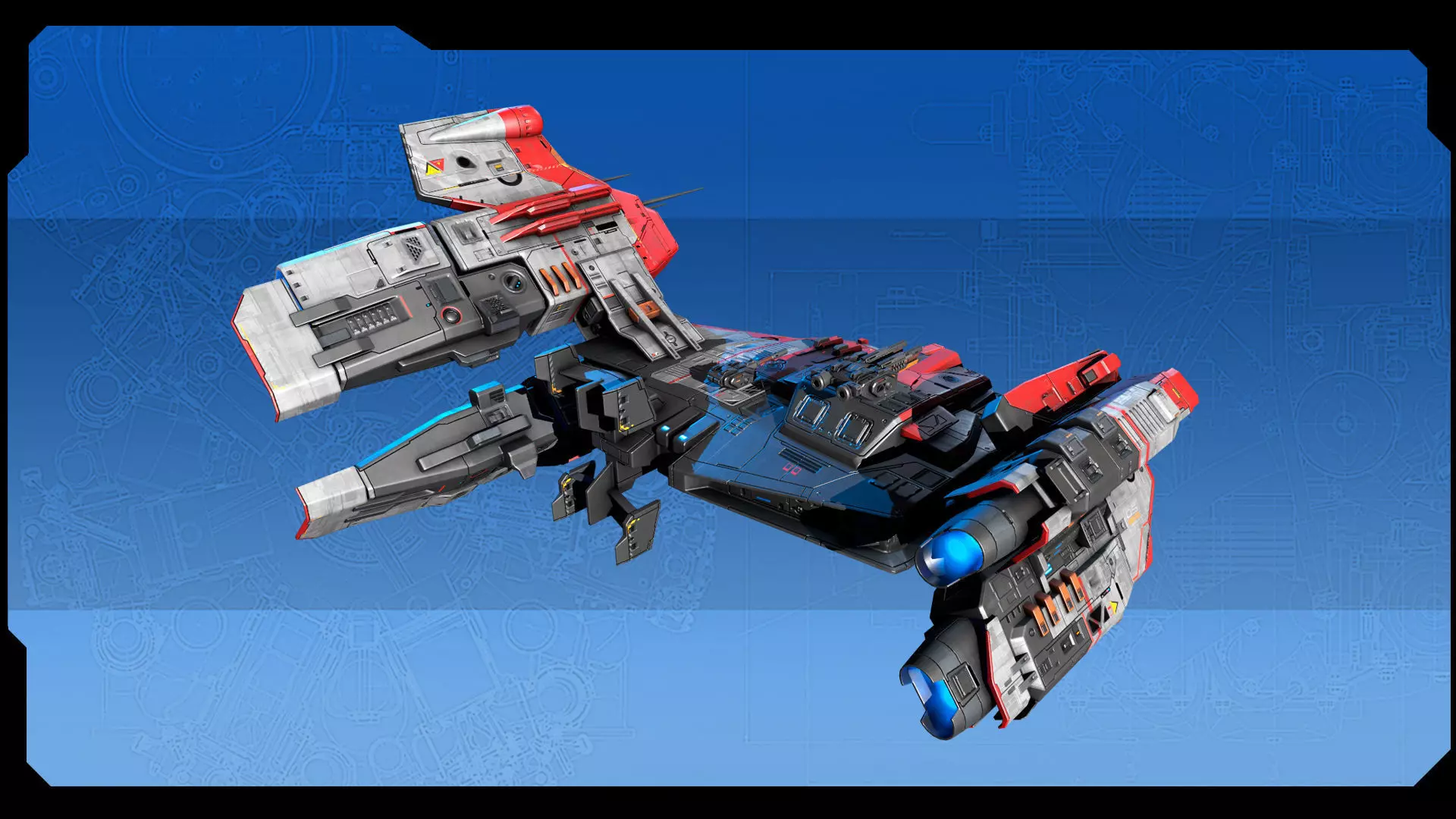 STARSHIPS - Pack06 Low-poly 3D model_19