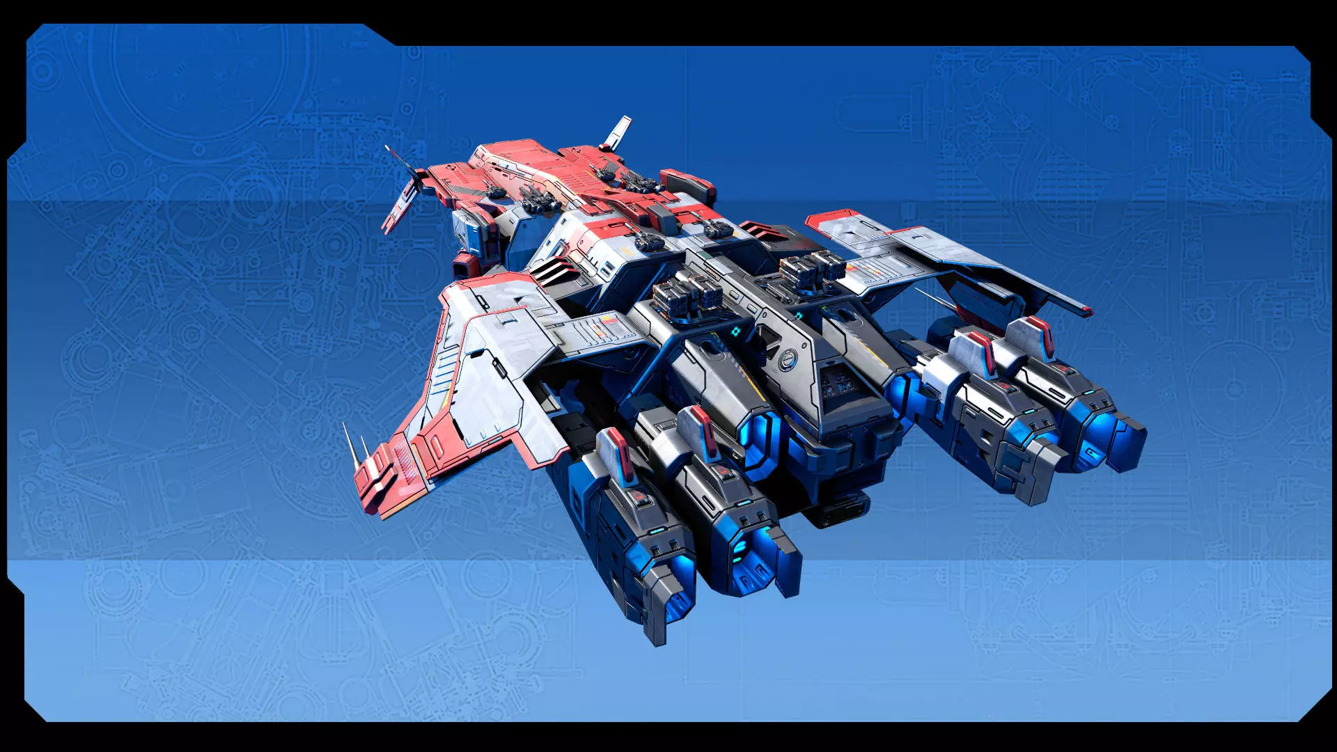 STARSHIPS - Pack06 Low-poly 3D model_23