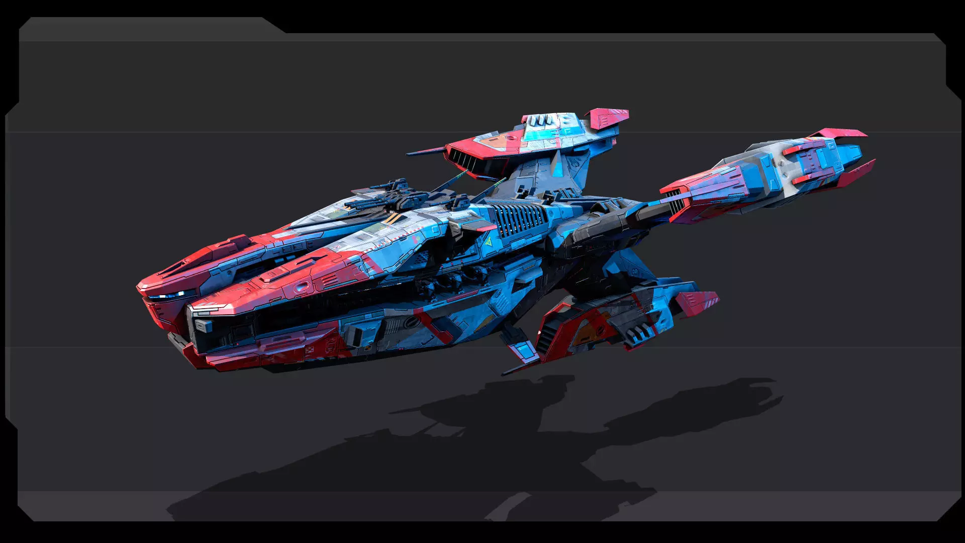 STARSHIPS - Pack06 Low-poly 3D model_1