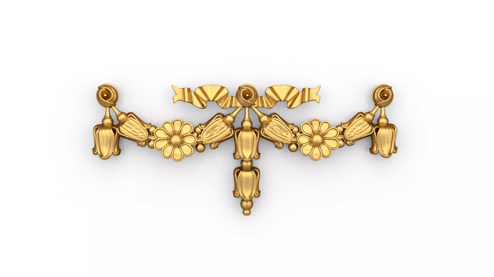 classic decorative swag onlay cnc 3d printing stl 08 3D print model_0