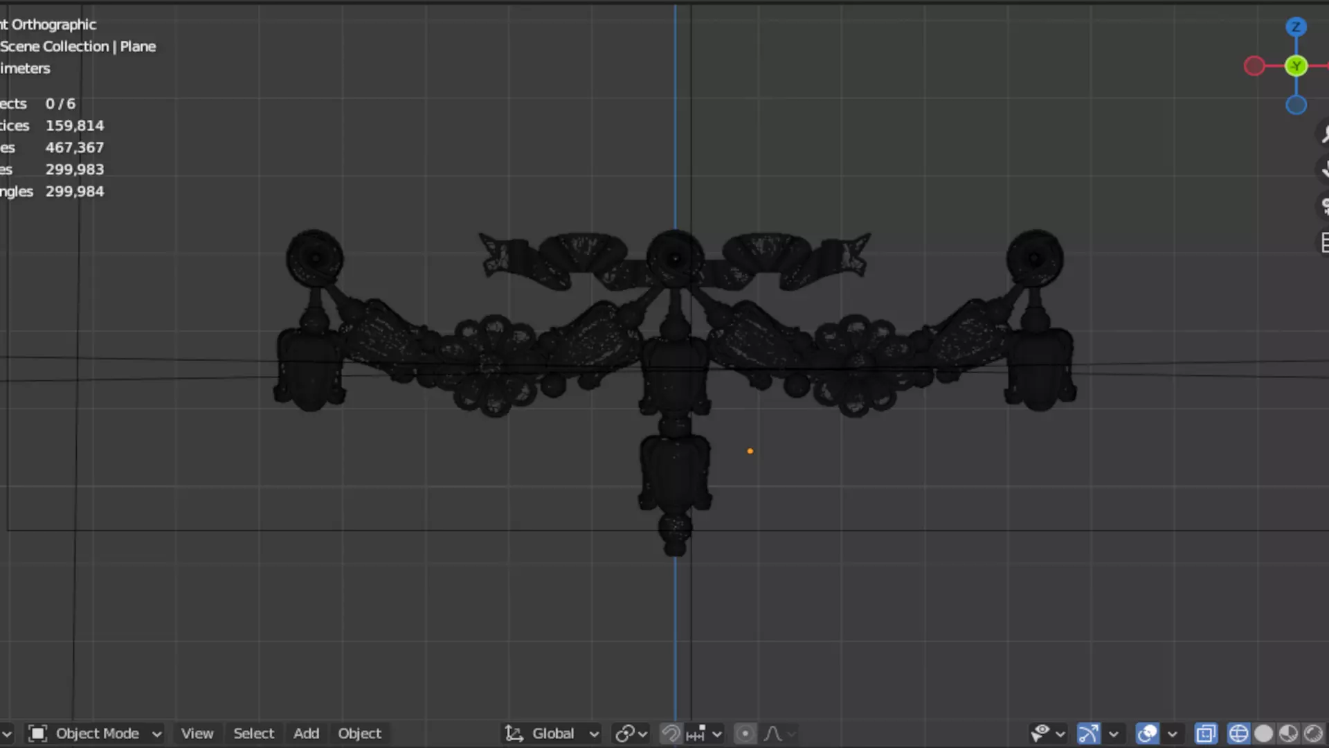 classic decorative swag onlay cnc 3d printing stl 08 3D print model_5